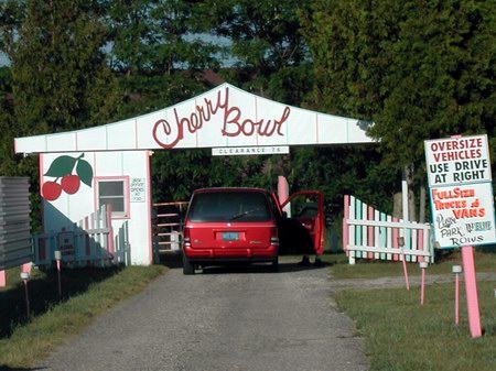 Cherry Bowl Drive-In Theatre - Entrance - Photo From Kim Connel